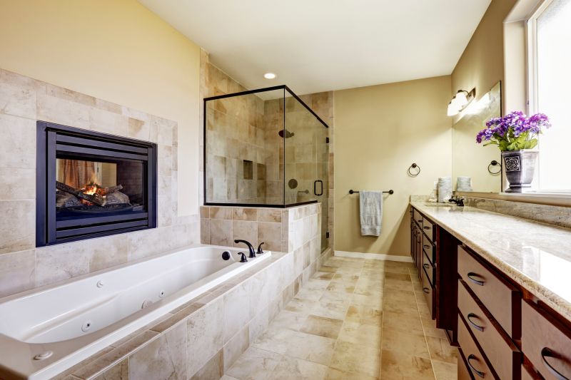 Luxurious Bathroom with Heated Floors